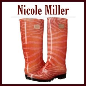 Nicole Miller Sashimi Waterproof Rain Boots